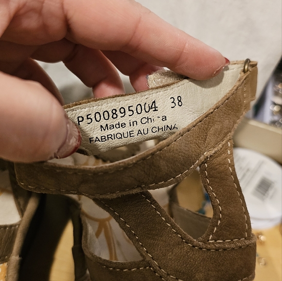 Fly London wedge sandals size 38 - Picture 5 of 10